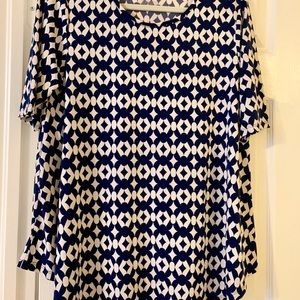 Beautiful, Chico’s Geometric Print Top